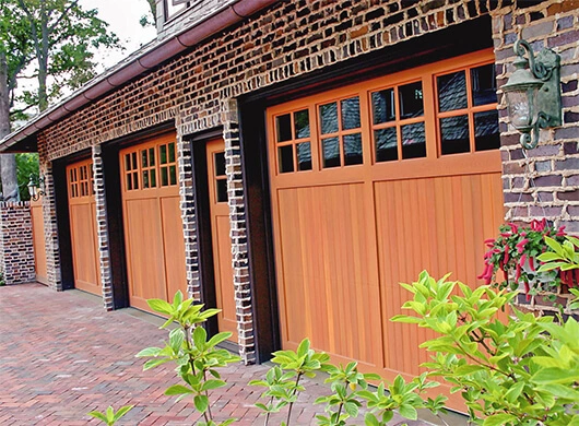 wood garage door